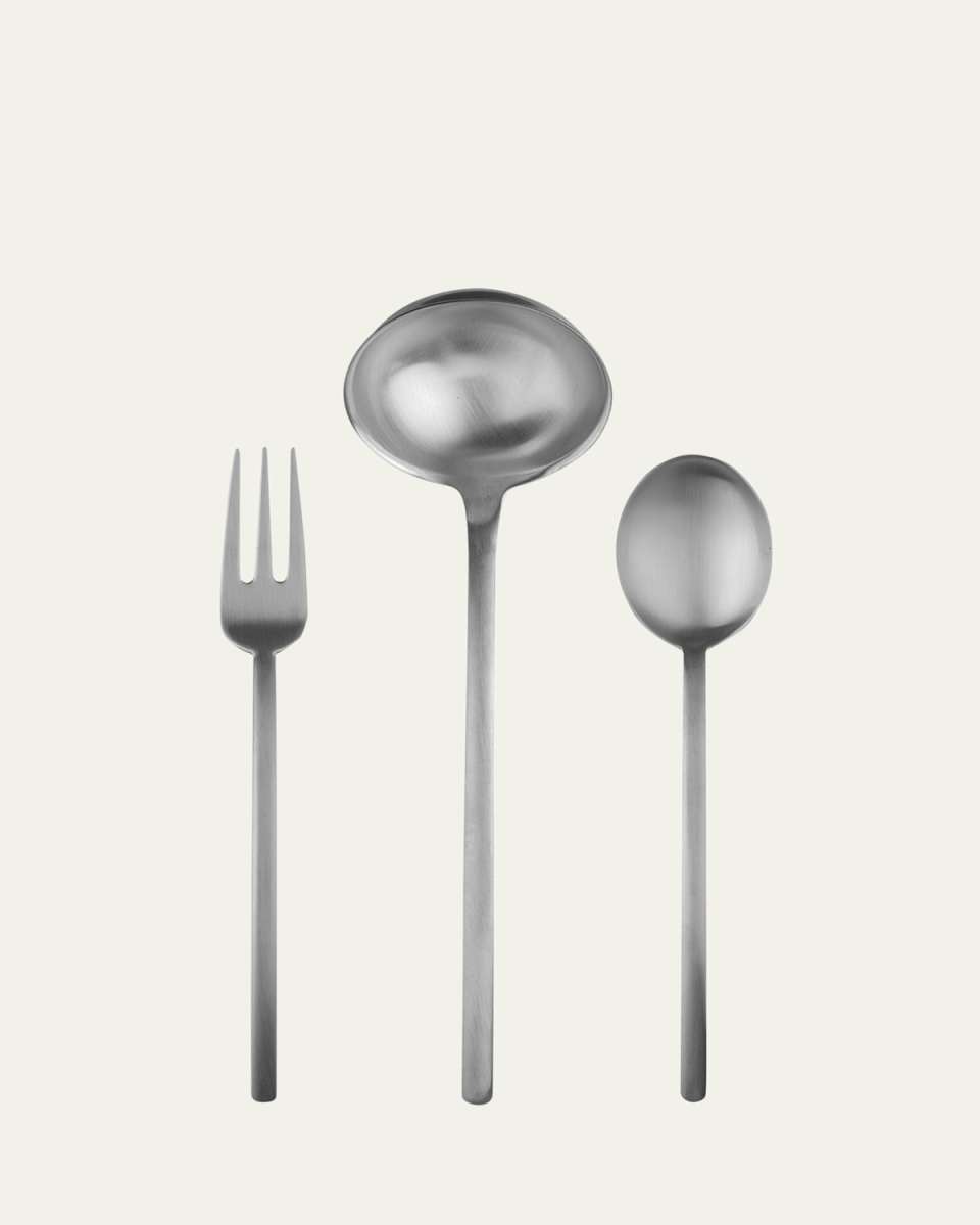 Due Ice 3-Piece Serving Utensil Set